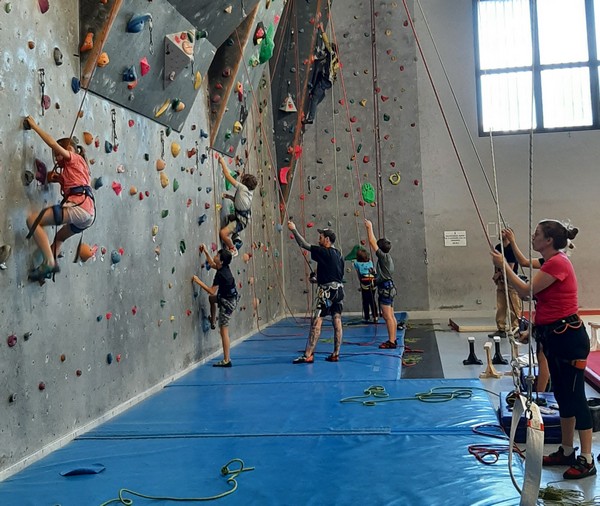 Cours parents enfants US Cagnes Escalade